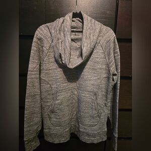 Ladies Gray Cowl Neck Sweater